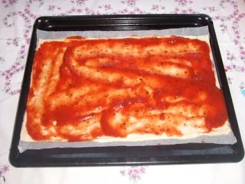 Rezept: Pizza Viel druff Bild Nr. 3 Pizza Viel druff - Rezept - Bild Nr. 3