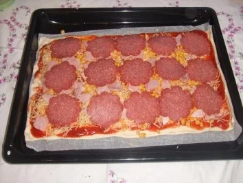 Rezept: Pizza Viel druff Bild Nr. 5 Pizza Viel druff - Rezept - Bild Nr. 5