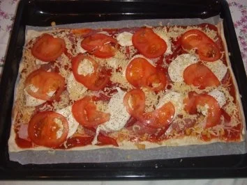 Rezept: Pizza Viel druff Bild Nr. 7 Pizza Viel druff - Rezept - Bild Nr. 7