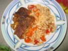 Schweinefleisch mit Reis im Ofen - Rezept