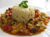 Pisto Manchego  -  Gemüsepfanne aus der Mancha - Rezept