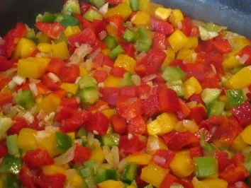 Pisto Manchego  -  Gemüsepfanne aus der Mancha - Rezept - Bild Nr. 4