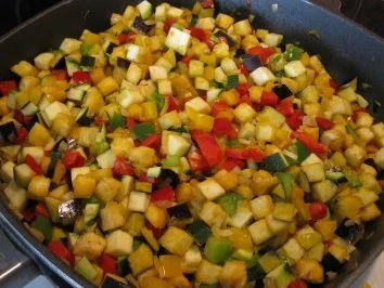 Pisto Manchego  -  Gemüsepfanne aus der Mancha - Rezept - Bild Nr. 5