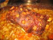Fleisch: Gespickter Schweinehals - Rezept