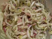 Rezept: Chicoree Salat mit Thunfisch Chicoree Salat mit Thunfisch - Rezept