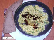 Kräutereierspeis mit Kürbiskernöl - Rezept