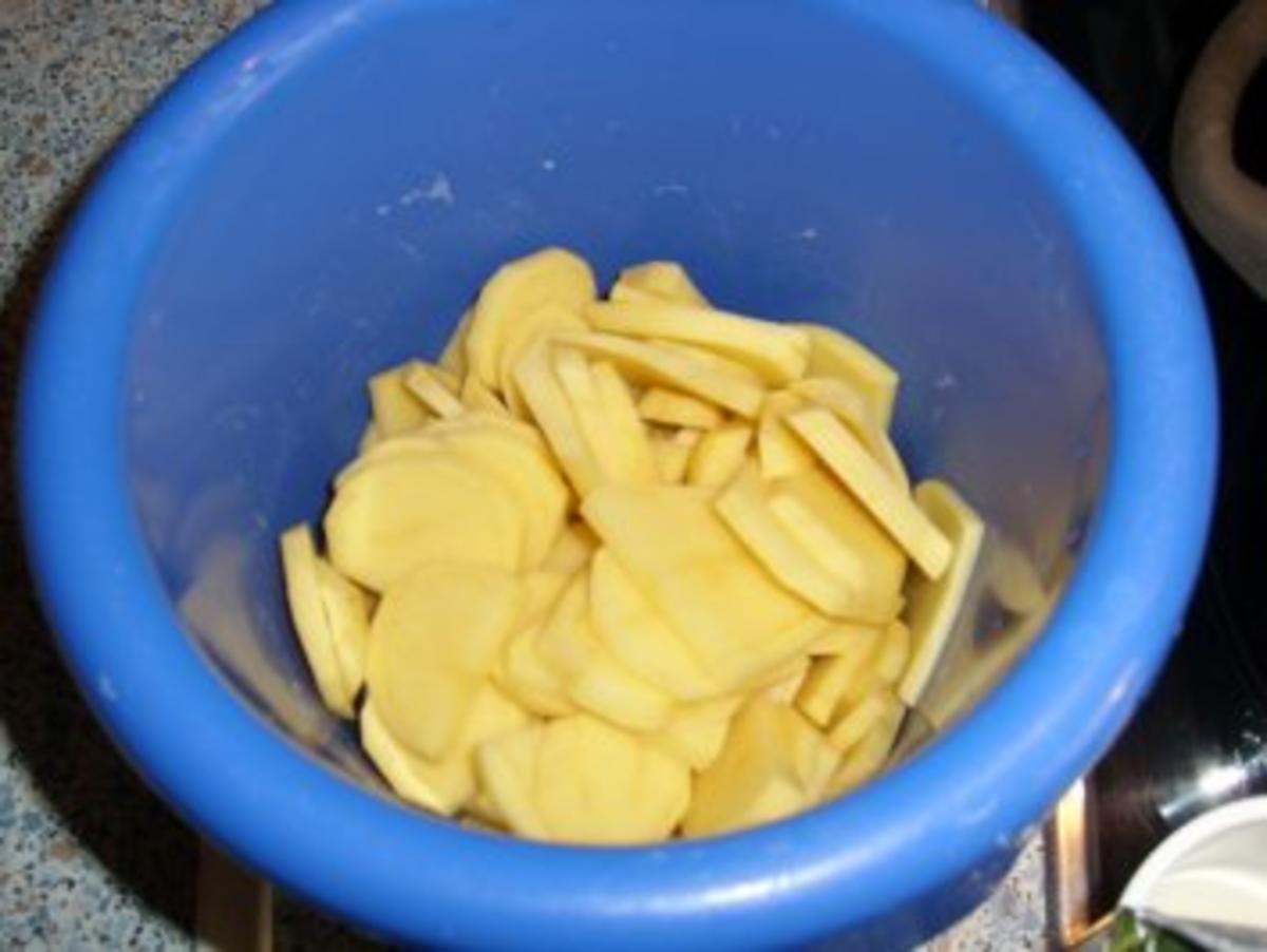 Kartoffelgratin mit gekochtem Schinken - Rezept