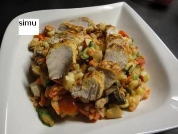 Linsensalat mit Kaninchenfilet (mit Fotos) - Rezept