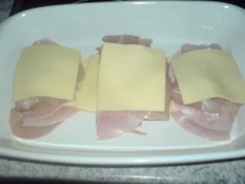 Hähnchenbrust-Cordon-Bleu mit Rahmsoße - Rezept - Bild Nr. 2