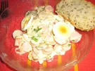Eier-Radieschensalat mit Geflügelwienerle - Rezept