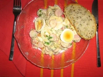 Eier-Radieschensalat mit Geflügelwienerle - Rezept - Bild Nr. 7