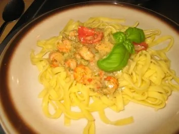 Rezept: Meeresfrüchte: Flußkrebsfleisch in Dill-Käse-Sößchen Meeresfrüchte: Flußkrebsfleisch in Dill-Käse-Sößchen - Rezept