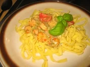 Meeresfrüchte: Flußkrebsfleisch in Dill-Käse-Sößchen - Rezept