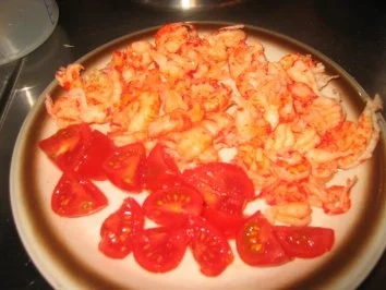 Rezept: Meeresfrüchte: Flußkrebsfleisch in Dill-Käse-Sößchen Bild Nr. 3 Meeresfrüchte: Flußkrebsfleisch in Dill-Käse-Sößchen - Rezept - Bild Nr. 3