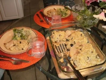 Fisch - Lachs oder  weisser Fisch nach Geschmack mit Creme Makaronies- Gebackener Fisch - Rezept