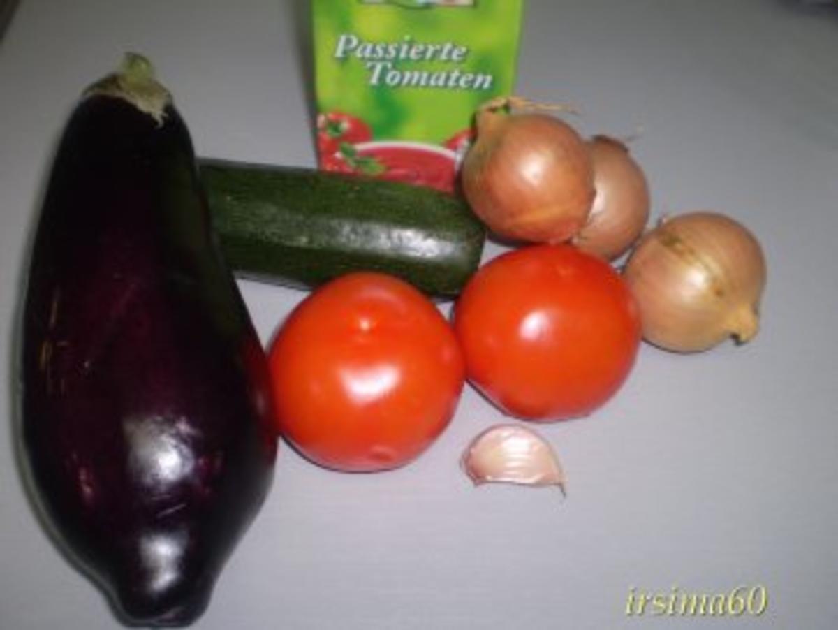  Mediterane Gemüsesoße an Bandnudeln - Rezept - Bild Nr. 2