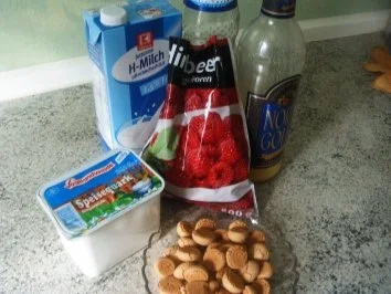 Quark- Himbeer-.Eierlikör - Dessert - Rezept - Bild Nr. 2