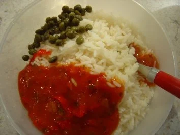 Rezept: Bratwurst-Schaschlik-Spieße mit würzigem Reis Bild Nr. 7 Bratwurst-Schaschlik-Spieße mit würzigem Reis - Rezept - Bild Nr. 7