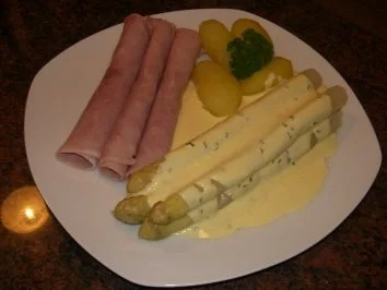 Gemüse:   WEISSER SPARGEL - Rezept