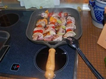 Rezept: Lendenschaschlik mit Röstkartoffeln Bild Nr. 4 Lendenschaschlik mit Röstkartoffeln - Rezept - Bild Nr. 4