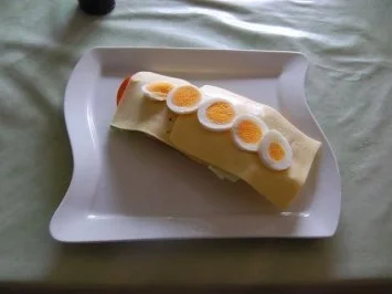 Rezept: Baquette mit Salami und Käse Bild Nr. 3 Baquette mit Salami und Käse - Rezept - Bild Nr. 3