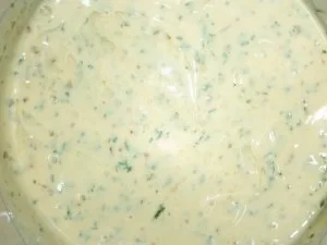 Rezept: Meereskomposition mit Spaghetti Tricolore an Kräutersauce Bild Nr. 3 Meereskomposition mit Spaghetti Tricolore an Kräutersauce - Rezept - Bild Nr. 3