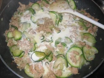 Tunfisch - Zucchini - mit Spaghetti ala Suse - Rezept - Bild Nr. 5
