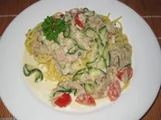 Tunfisch - Zucchini - mit Spaghetti ala Suse - Rezept