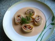 Lasagne Röllchen in Käseschmelz - Rezept