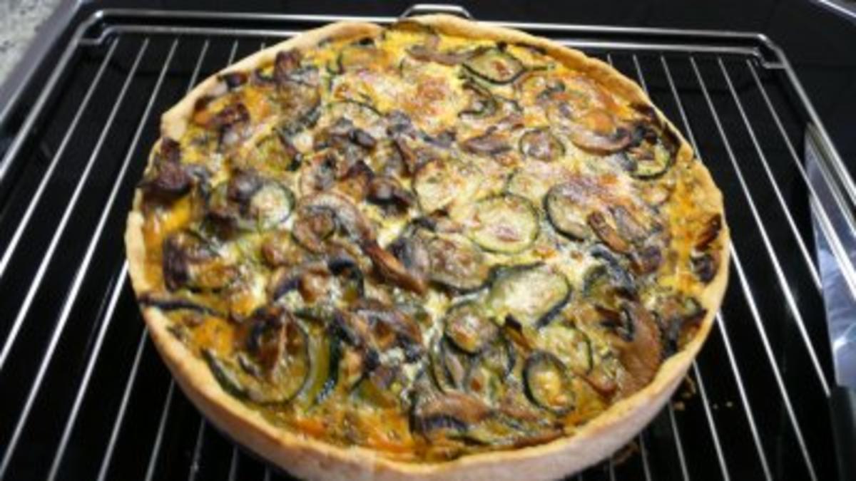 Zucchini - Champignon Torte - Rezept - Bild Nr. 2