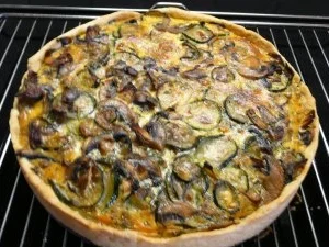 Zucchini - Champignon Torte - Rezept - Bild Nr. 2