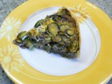 Zucchini - Champignon Torte - Rezept