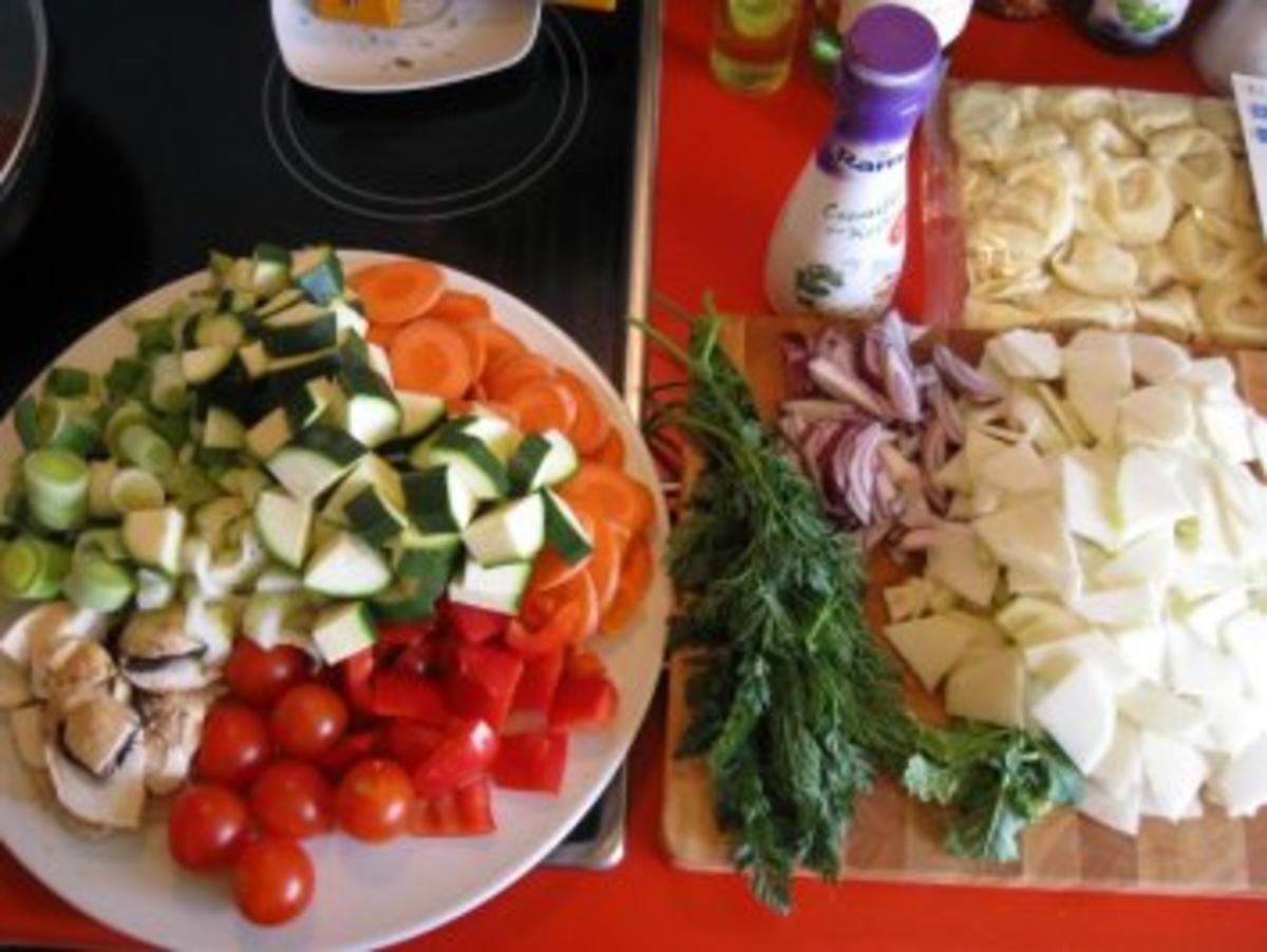 Gemüsenest-EurAsia mit Tortellini - Rezept - Bild Nr. 4