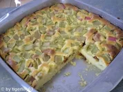 Rhabarber-Schnitten - Rezept