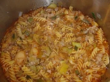 Rezept: PORREE - NUDEL - TOPF Bild Nr. 2 PORREE - NUDEL - TOPF - Rezept - Bild Nr. 2