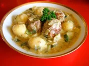 Lauchtopf mit verschiedenen Klößchen - Rezept