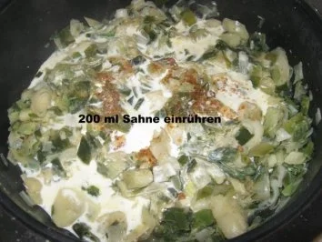 Lauchtopf mit verschiedenen Klößchen - Rezept - Bild Nr. 7