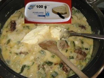 Lauchtopf mit verschiedenen Klößchen - Rezept - Bild Nr. 10