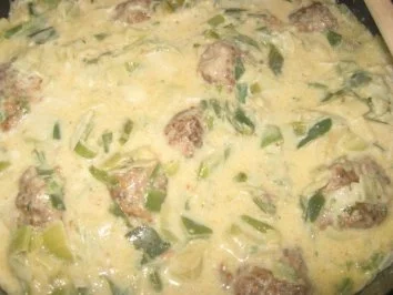 Lauchtopf mit verschiedenen Klößchen - Rezept - Bild Nr. 11