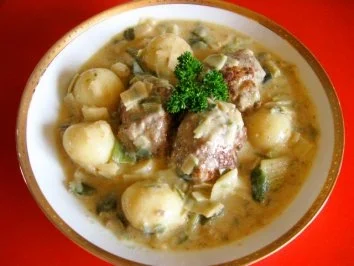 Lauchtopf mit verschiedenen Klößchen - Rezept - Bild Nr. 13