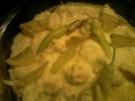 Blumenkohlauflauf mit Käse-Senf-Soße und Tortillachips - Rezept