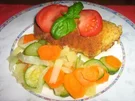 Schmetterlingsschnitzel lecker gefüllt mit Tomate-Mozzarella - Rezept