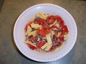 Paprika - Schinkensalat - Rezept