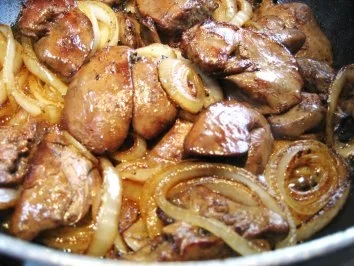 Geflügelleber gebraten ... - Rezept - Bild Nr. 3