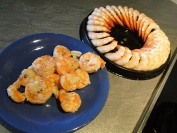 Rezept: Nudelnester mit Tintenfischringe und Riesengarnelen (Fotos) Bild Nr. 6 Nudelnester mit Tintenfischringe und Riesengarnelen (Fotos) - Rezept - Bild Nr. 6