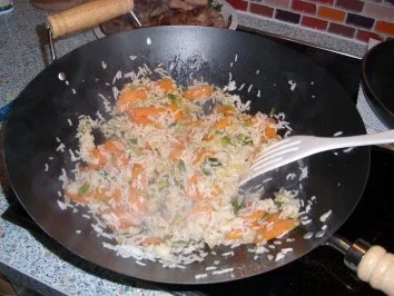 Asia Bratreis mit Schweinefilet - Rezept - Bild Nr. 5