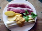Rezept: Königsgemüse mit Holsteiner Katenschinken und Sauce Dijonnaise Königsgemüse mit Holsteiner Katenschinken und Sauce Dijonnaise - Rezept