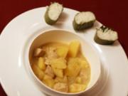 Mildes Curry mit Hühnerfleisch, Kartoffeln und Reis im Päckchen (Stefanie Tücking) - Rezept