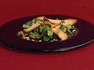 Feldsalat mit gebratenen Kräutersaitlingen (Walter Scholz) - Rezept