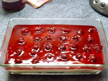 Rezept: Schnelle Kirsche rot/weiß Schnelle Kirsche rot/weiß - Rezept